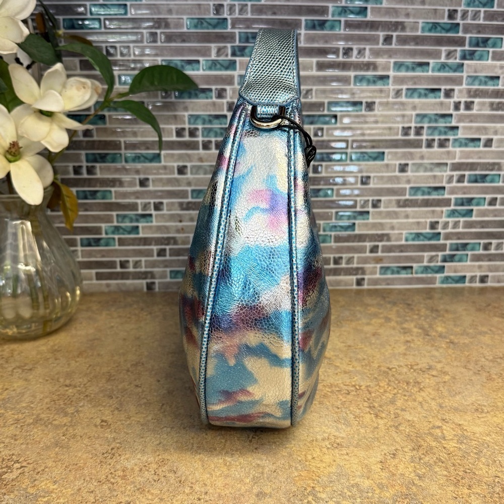 NWT Brahmin Mindy Multi Durango metallic blue purse - Picture 5 of 8